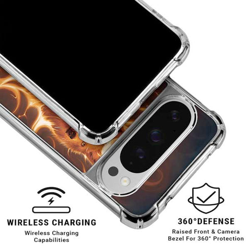 Phoenix Wolf by Vincent Hie Google Pixel 10 Pro XL Clear Case