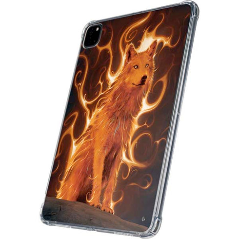 Phoenix Wolf by Vincent Hie iPad Pro 11in (2024) Clear Case