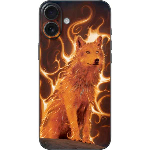 Phoenix Wolf by Vincent Hie iPhone 16 Plus Skin