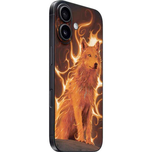Phoenix Wolf by Vincent Hie iPhone 16 Plus Skin