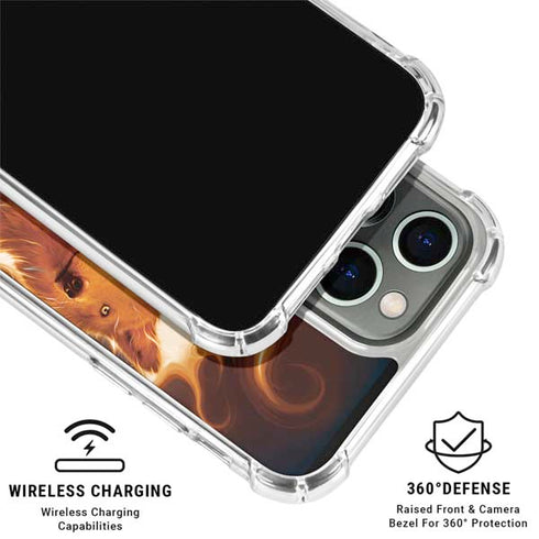 Phoenix Wolf by Vincent Hie iPhone 16 Pro Clear Case