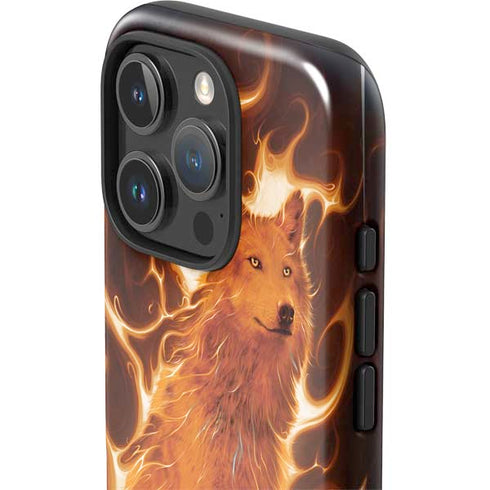 Phoenix Wolf by Vincent Hie iPhone 16 Pro Impact Case