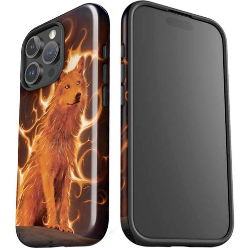 Phoenix Wolf by Vincent Hie iPhone 16 Pro Impact Case