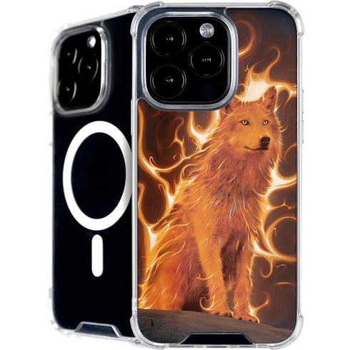 Phoenix Wolf by Vincent Hie iPhone 16 Pro MagSafe Case