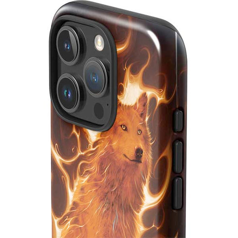 Phoenix Wolf by Vincent Hie iPhone 16 Pro Max Impact Case