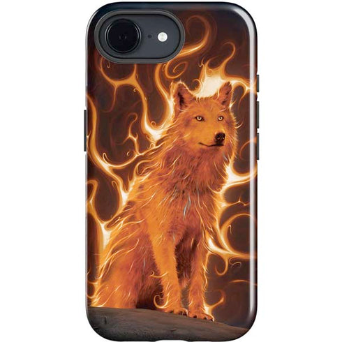 Phoenix Wolf by Vincent Hie iPhone 16e Impact Case