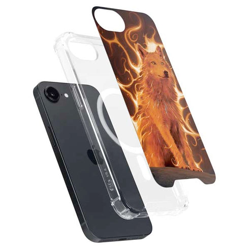 Phoenix Wolf by Vincent Hie iPhone 16e MagSafe Case