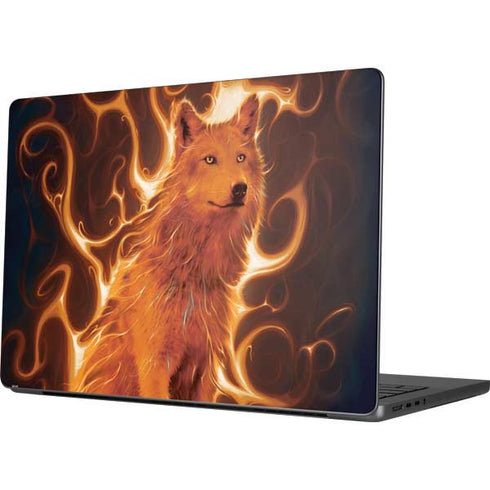 Phoenix Wolf by Vincent Hie Apple MacBook Pro 14-inch Skin
