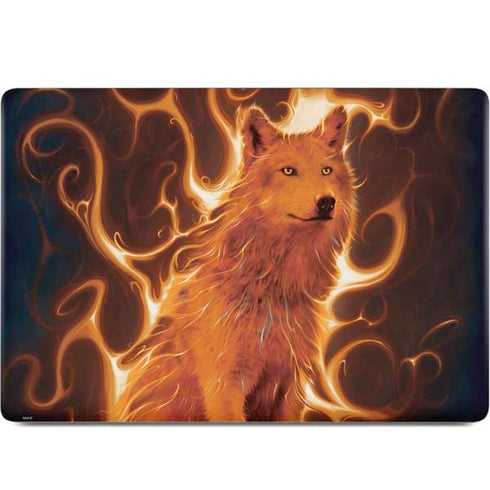 Phoenix Wolf by Vincent Hie MacBook Skins