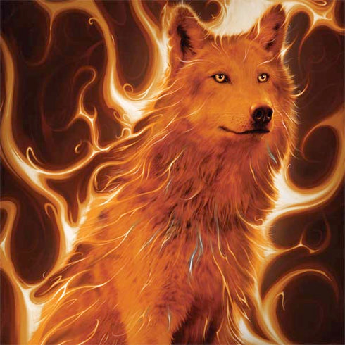 Phoenix Wolf by Vincent Hie MacBook Skins