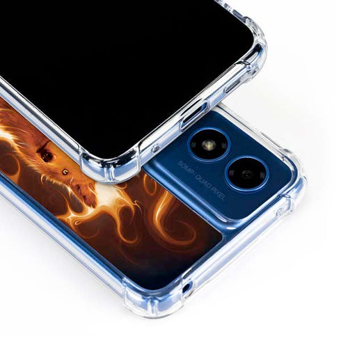 Phoenix Wolf by Vincent Hie Moto G 5G (2024) Clear Case