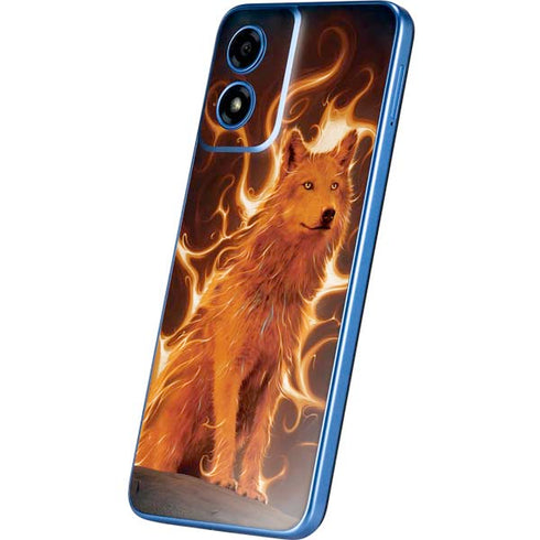 Phoenix Wolf by Vincent Hie Moto G Play 4G (2024) Skin