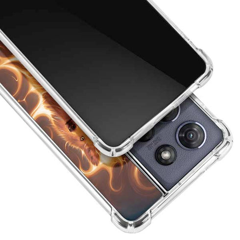Phoenix Wolf by Vincent Hie Moto G Play 5G (2025) Clear Case
