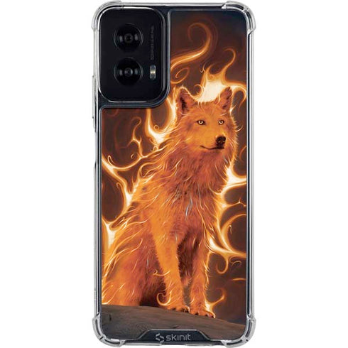 Phoenix Wolf by Vincent Hie Moto G Power 5G (2024) Clear Case