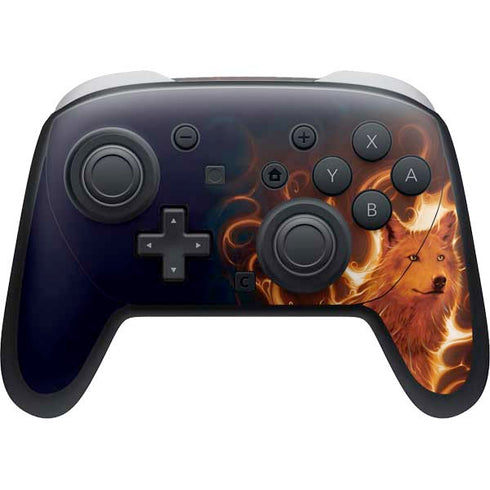 Phoenix Wolf by Vincent Hie Nintendo Switch 2 (2025) Pro Controller Skin