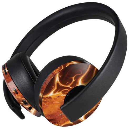 Phoenix Wolf by Vincent Hie PlayStation 4 Gold Wireless Headset Skin