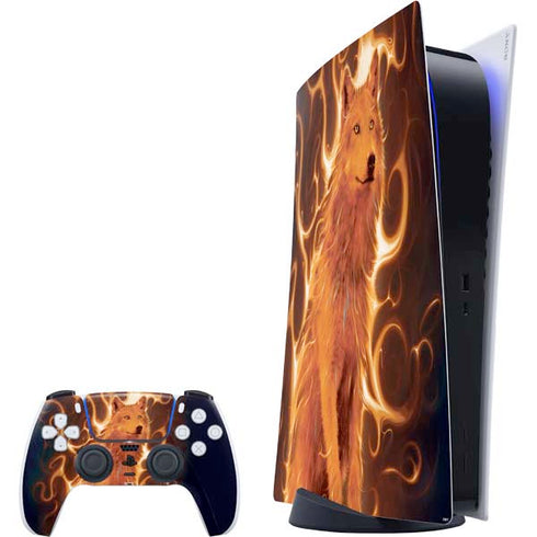Phoenix Wolf by Vincent Hie PlayStation PS5 Skins