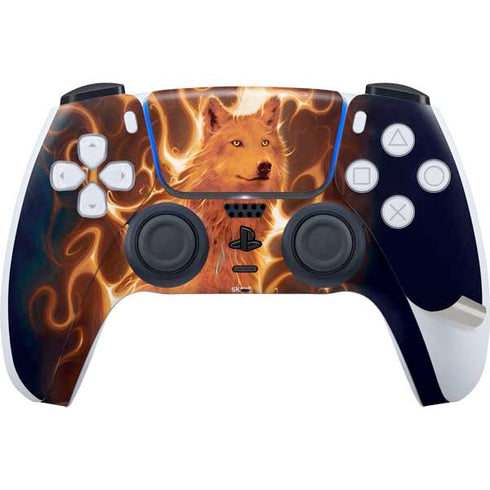 Phoenix Wolf by Vincent Hie PS5 Pro Bundle Skin