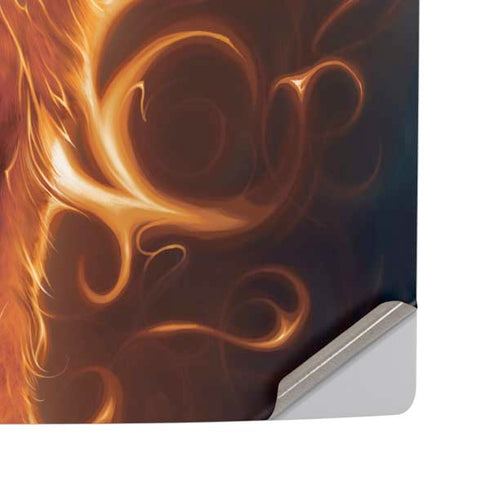 Phoenix Wolf by Vincent Hie PS5 Pro Disk Console Skin