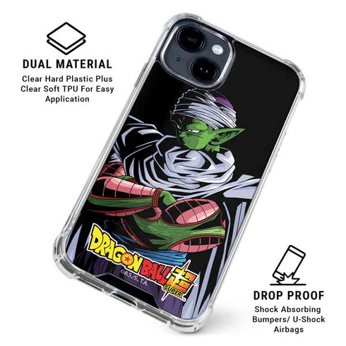 Dragon Ball Super Piccolo iPhone 14 Plus Clear Case