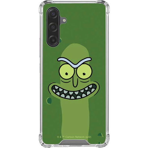 Adult Swim Rick and Morty Pickle Rick Galaxy A17 Clear Case