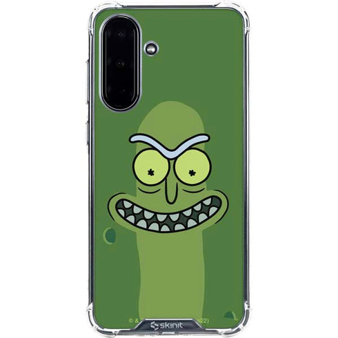 Adult Swim Rick and Morty Pickle Rick Galaxy A36 5G Clear Case