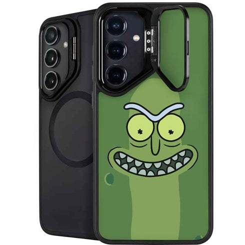 Adult Swim Rick and Morty Pickle Rick Galaxy S24 FE Kickstand Case