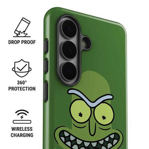 Adult Swim Rick and Morty Pickle Rick Galaxy S26 Plus Impact Case