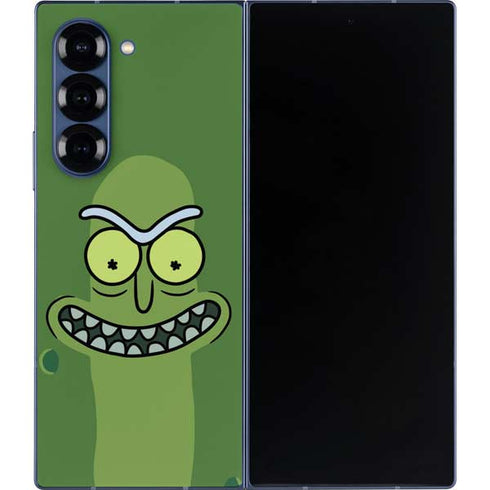 Adult Swim Rick and Morty Pickle Rick Galaxy Z Fold6 Skin