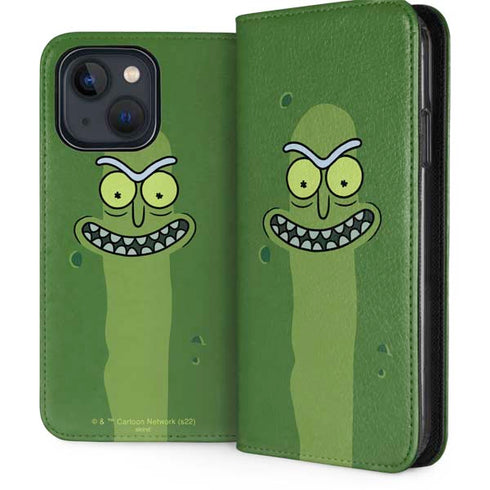 Adult Swim Rick and Morty Pickle Rick iPhone 15 Folio Case