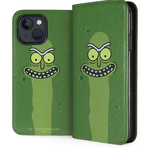 Adult Swim Rick and Morty Pickle Rick iPhone 15 Plus Folio Case