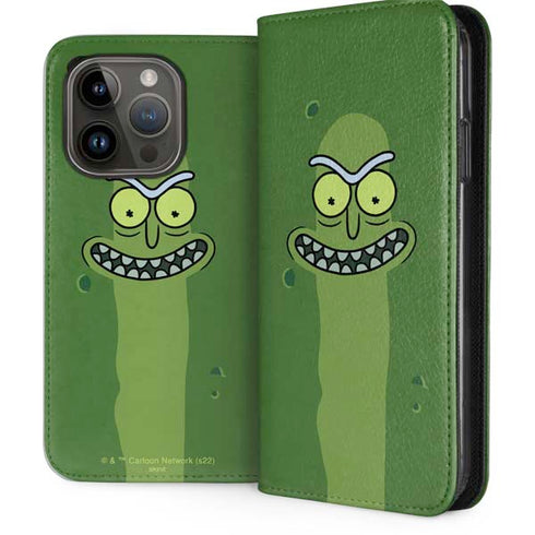 Adult Swim Rick and Morty Pickle Rick iPhone 15 Pro Folio Case