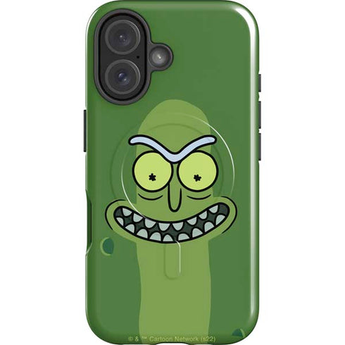 Adult Swim Rick and Morty Pickle Rick iPhone 16 Magsafe Impact Case