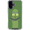 Adult Swim Rick and Morty Pickle Rick iPhone 16 Plus Clear Case