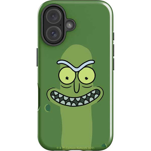 Adult Swim Rick and Morty Pickle Rick iPhone 16 Plus Impact Case