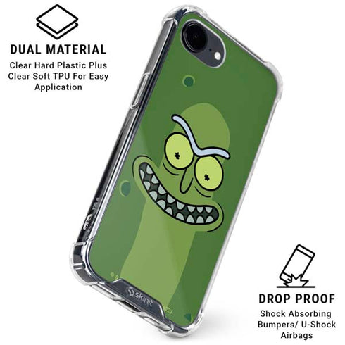 Adult Swim Rick and Morty Pickle Rick iPhone 16e Clear Case