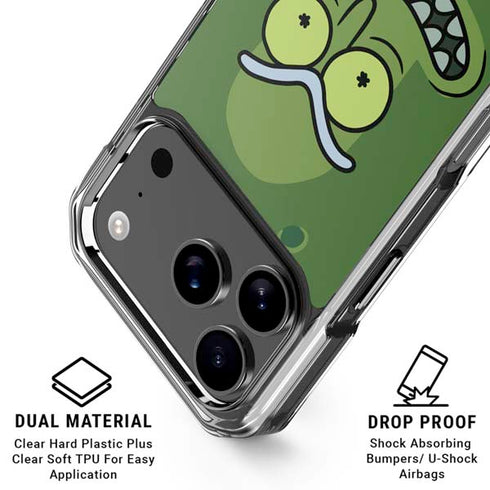 Adult Swim Rick and Morty Pickle Rick iPhone 18 Pro Clear Case
