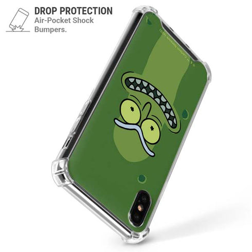 Adult Swim Rick and Morty Pickle Rick iPhone X/XS Clear Case