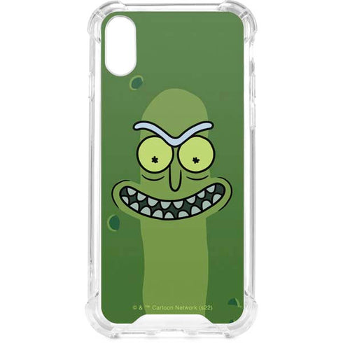 Adult Swim Rick and Morty Pickle Rick iPhone XS Clear Case