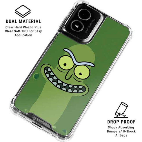 Adult Swim Rick and Morty Pickle Rick Moto G Power 5G (2024) Clear Case