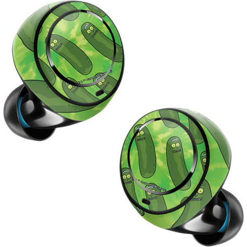 Adult Swim Rick and Morty Pickle Rick Pattern Amazon Echo Buds Skin