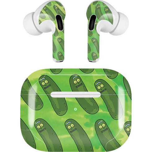 Adult Swim Rick and Morty Pickle Rick Pattern Apple AirPods Pro Skin