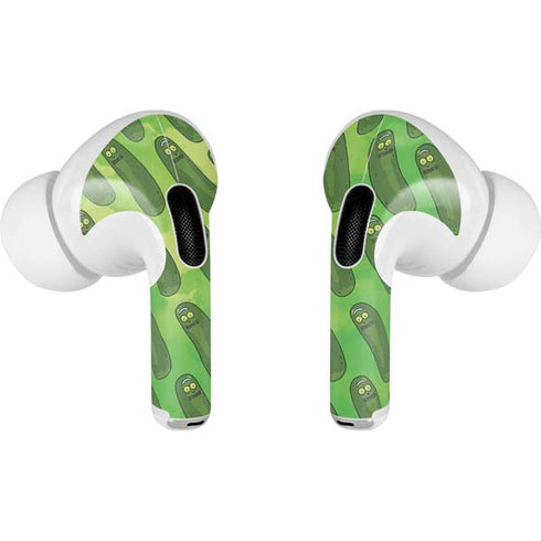 Adult Swim Rick and Morty Pickle Rick Pattern Apple AirPods Pro Skin