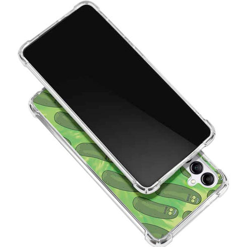 Adult Swim Rick and Morty Pickle Rick Pattern Gabb Phone 4 Clear Case
