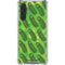 Adult Swim Rick and Morty Pickle Rick Pattern Galaxy A17 Clear Case