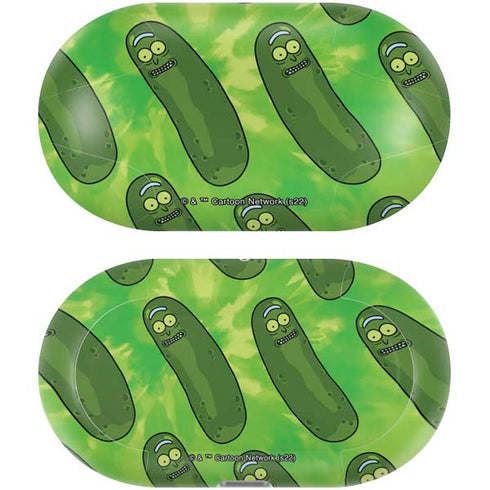 Adult Swim Rick and Morty Pickle Rick Pattern Galaxy Buds Plus Skin