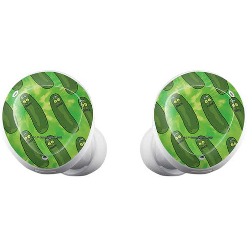 Adult Swim Rick and Morty Pickle Rick Pattern Galaxy Buds Plus Skin
