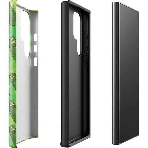 Adult Swim Rick and Morty Pickle Rick Pattern Galaxy S23 Ultra Pro Case