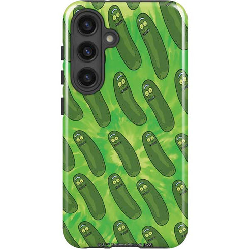 Adult Swim Rick and Morty Pickle Rick Pattern Galaxy S25 Plus Impact Case