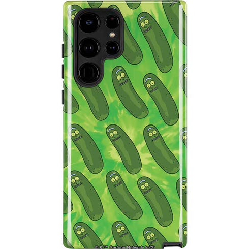 Adult Swim Rick and Morty Pickle Rick Pattern Galaxy S25 Ultra Impact Case